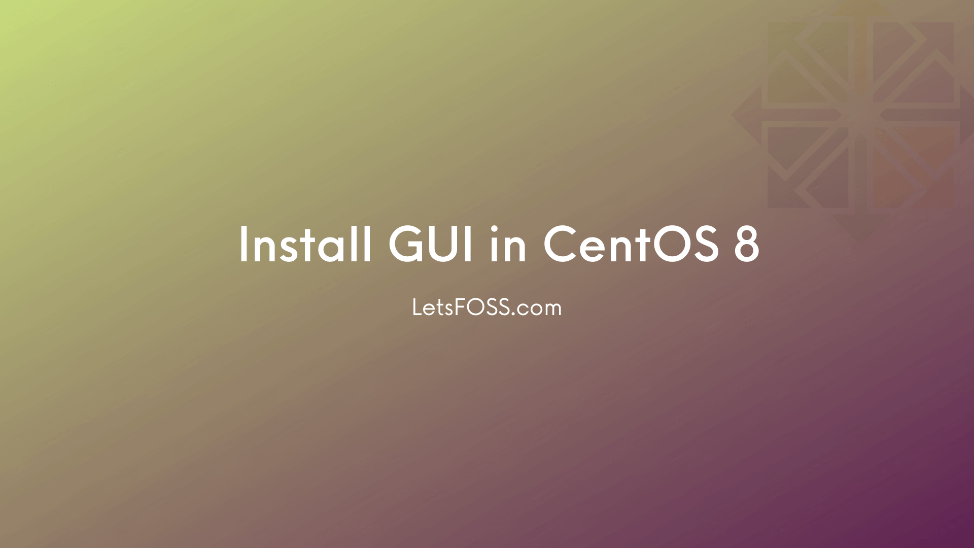 how-to-install-gui-in-centos