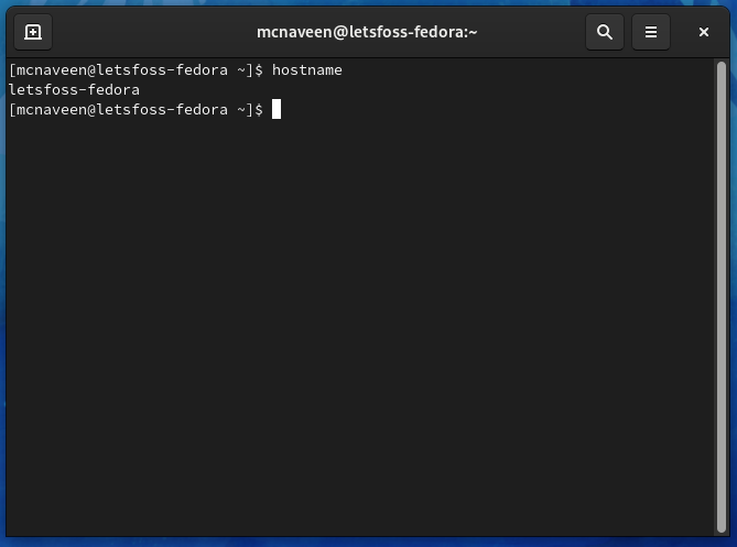 how-to-change-hostname-in-fedora