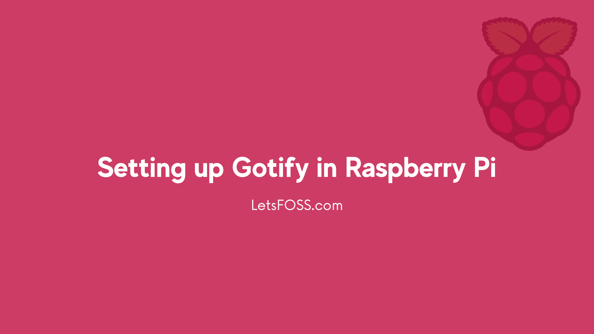 Setting up Gotify in Raspberry Pi